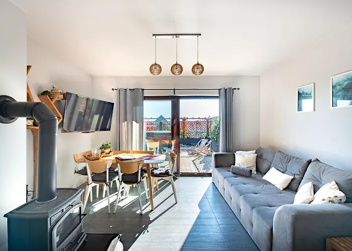 W Gorach - Prywatne Jacuzzi, Sauna, Grota Solna - Panorama Chelm Ski&spa בקתה *