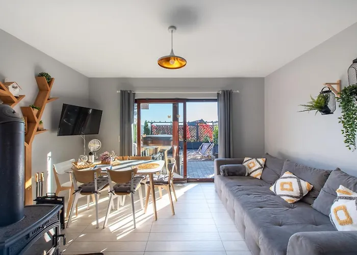 W Gorach - Prywatne Jacuzzi, Sauna, Grota Solna - Panorama Chelm Ski&spa Chalet Myslenice